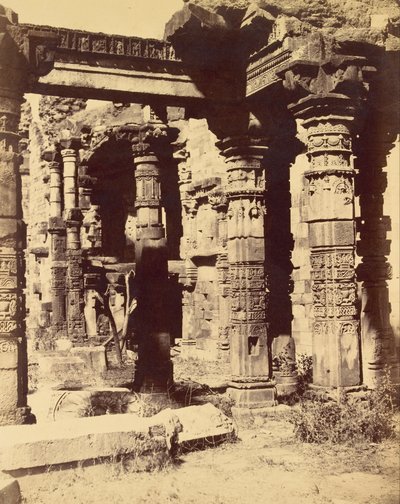 Exterior of the Hindu Temple in Kootub by Charles Moravia